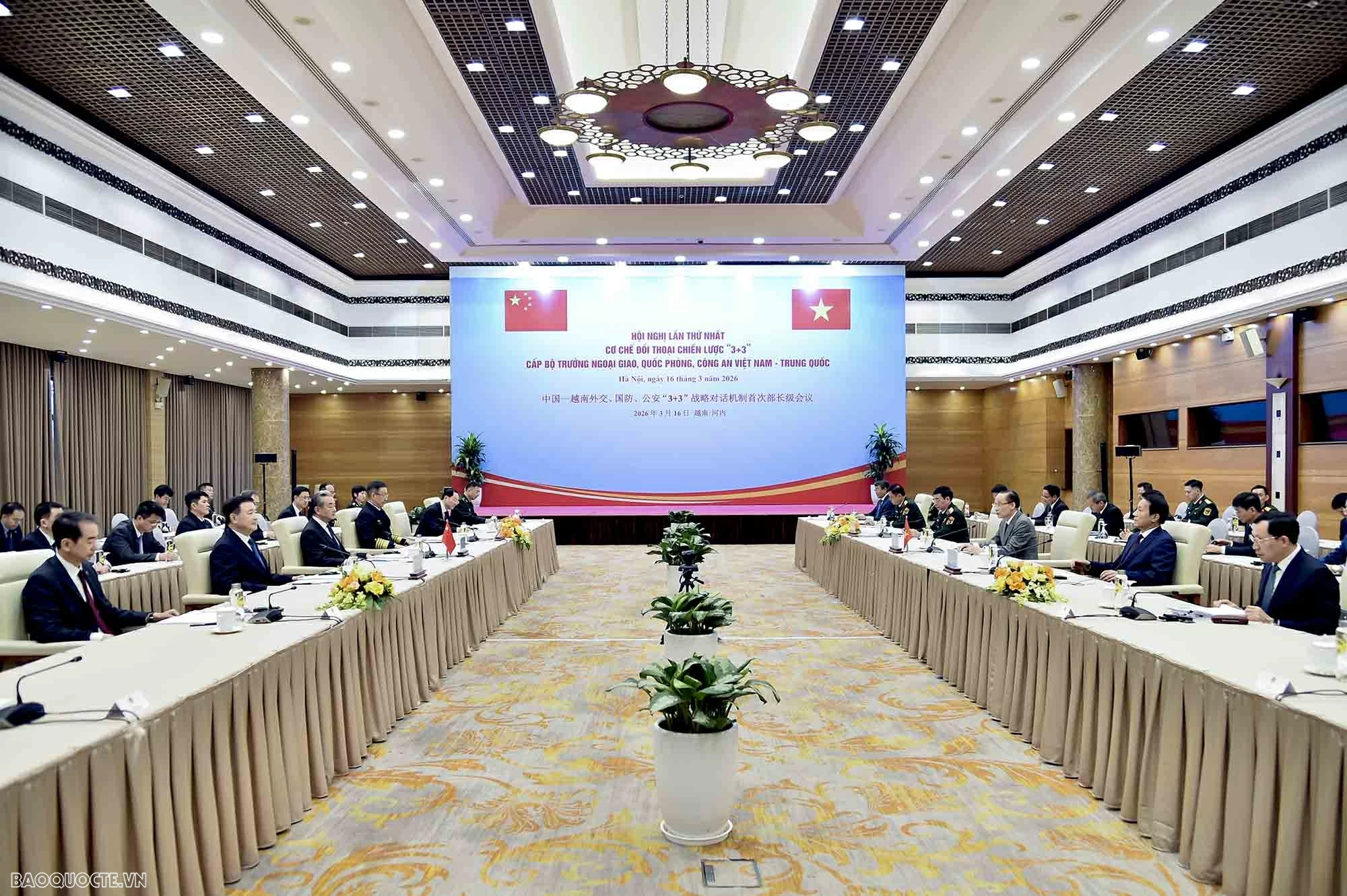 First Meeting of the Vietnam-China Ministerial-Level Strategic Dialogue on foreign affairs, national defense and public security