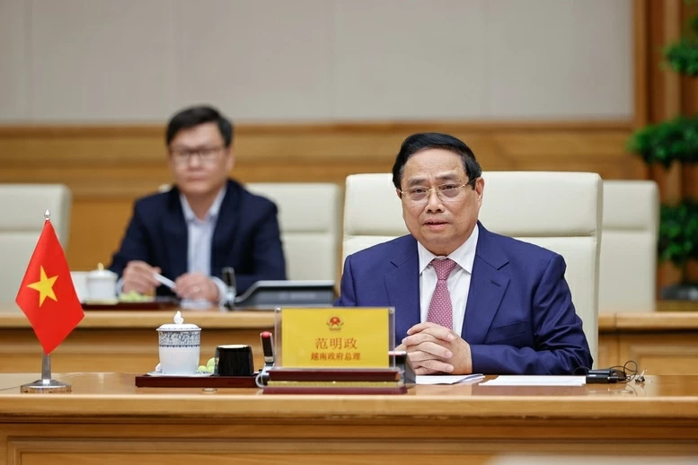 Prime Minister Pham Minh Chinh hosts Chinese Ministers of Foreign Affairs, National Defense, and Public Security