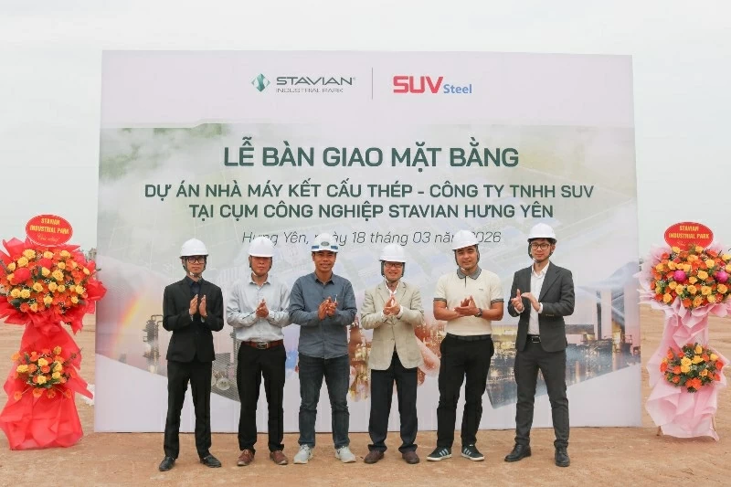 Cụm công nghiệp Stavian Hưng Yên ký kết hợp đồng thuê đất và bàn giao mặt bằng cho nhà đầu tư