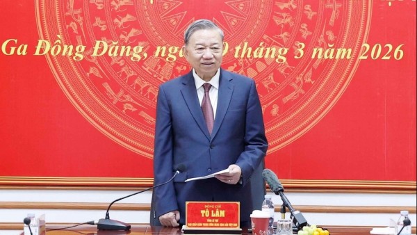 Party General Secretary To Lam chairs a meeting on Vietnam-China railway connection
