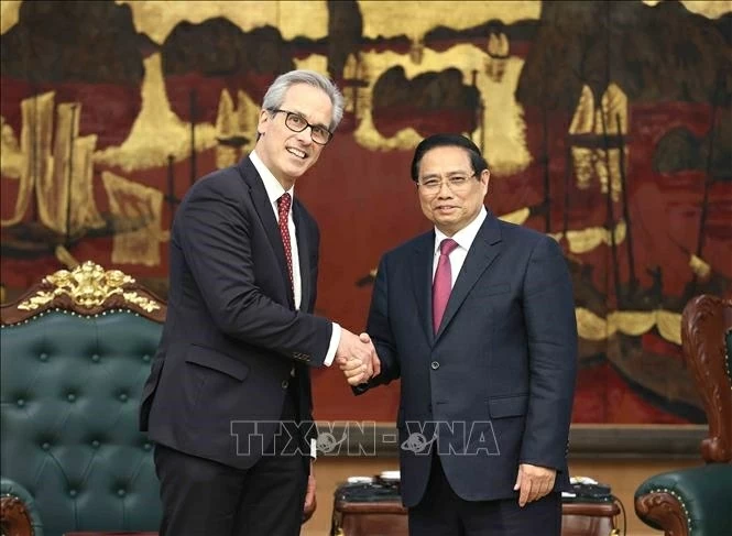 Prime Minister Pham Minh Chinh receives EU Inspection delegation on combating IUU fishing