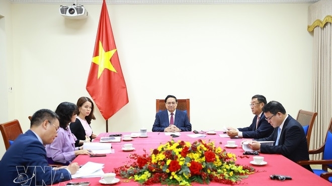Prime Minister Pham Minh Chinh holds phone talks with Algerian counterpart Sifi Ghrieb to enhance bilateral relations
