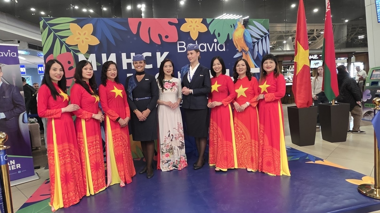 Inauguration of the first regular flight connecting Belarus and Vietnam