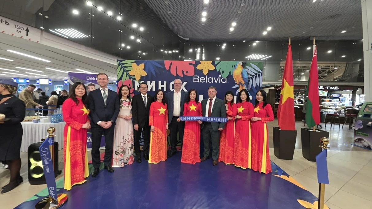 Inauguration of the first regular flight connecting Belarus and Vietnam