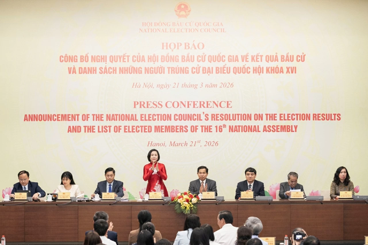 Press Conference: Announcement of the elected members of the 16th National Assembly Press Conference: Announcement of the elected members of the 16th National Assembly