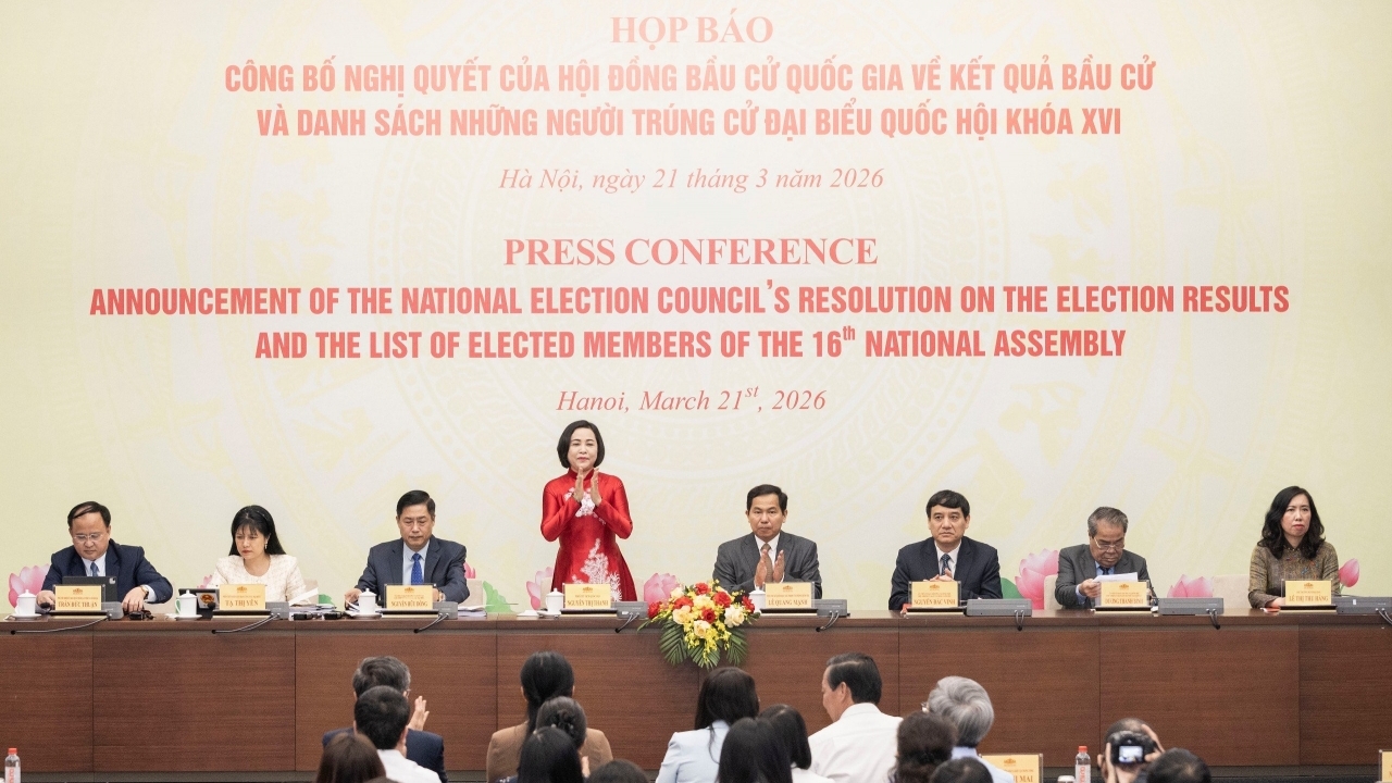 Press Conference: Announcement of the elected members of the 16th National Assembly