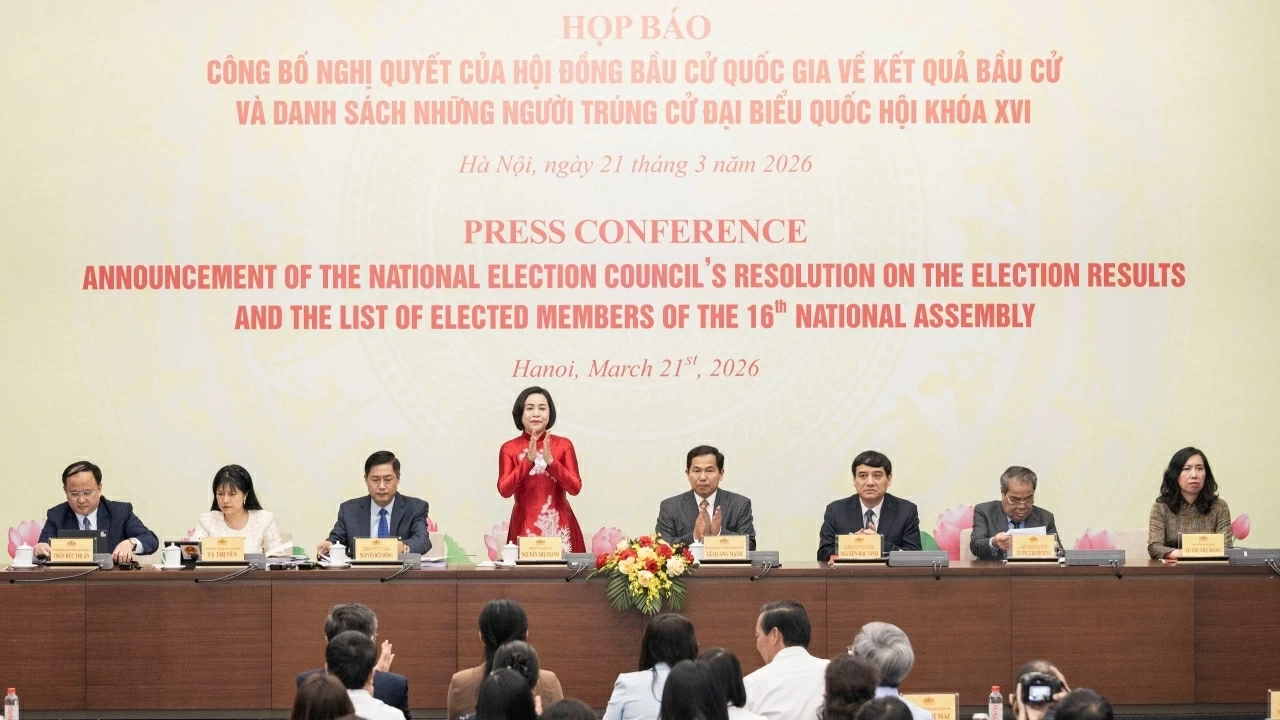 Press Conference: Announcement of the elected members of the 16th National Assembly