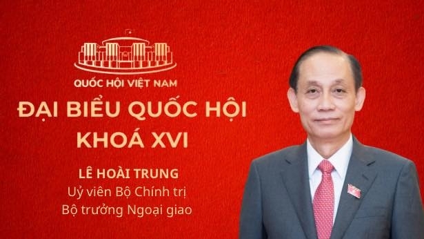 Politburo Member and Minister of Foreign Affairs Le Hoai Trung elected to the 16th National Assembly