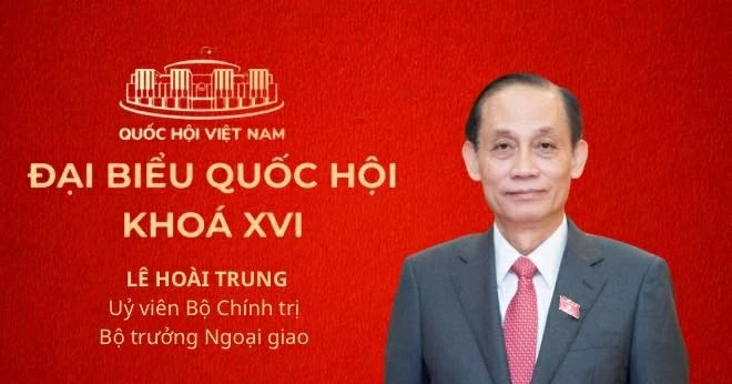 Politburo Member and Minister of Foreign Affairs Le Hoai Trung elected to the 16th National Assembly