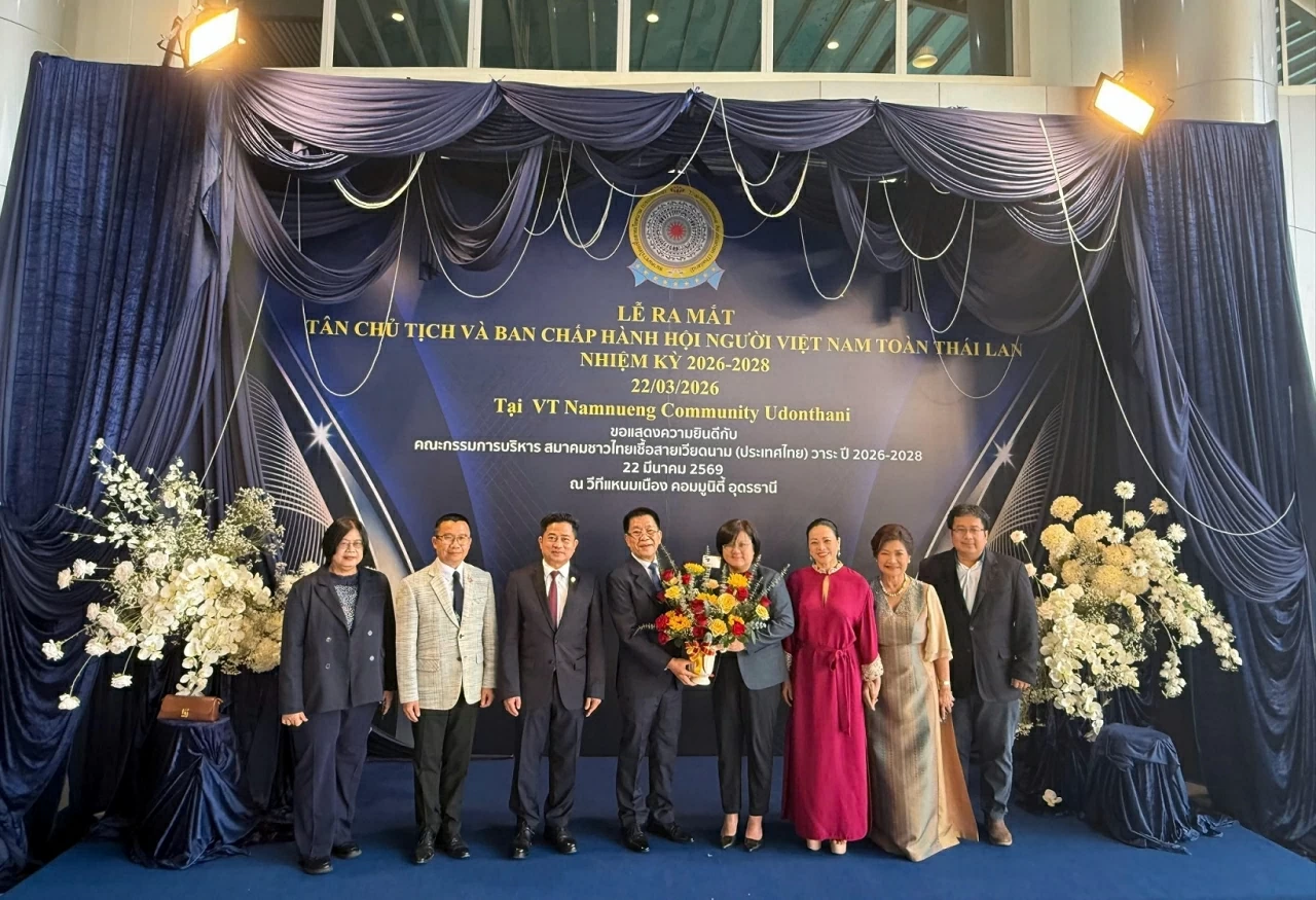 Inauguration of new President of Vietnamese Association in Thailand: Strengthening community unity, promoting Vietnam-Thailand relations Inauguration of new President of Vietnamese Association in Thailand: Strengthening community unity, promoting Vietnam-Thailand relations
