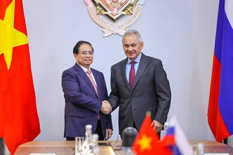 Prime Minister Pham Minh Chinh meets with Secretary of Russian Security Council in Moscow