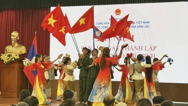 Celebrating the 95th anniversary of the Ho Chi Minh Communist Youth Union in Laos