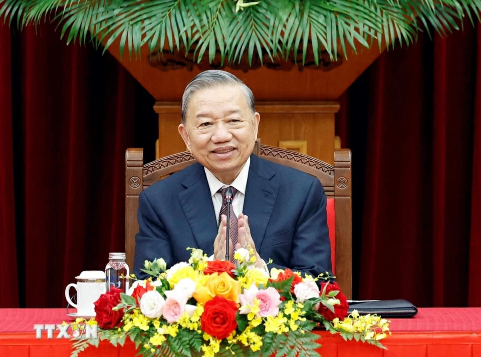 General Secretary To Lam receives Asia Business Council corporate leaders