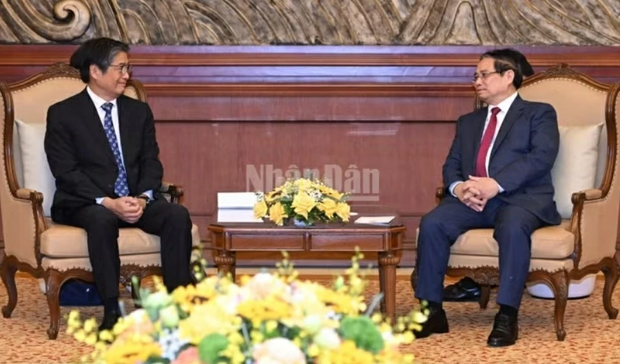 Prime Minister Pham Minh Chinh receives Japanese Ambassador to Vietnam Ito Naoki Prime Minister Pham Minh Chinh receives Japanese Ambassador to Vietnam Ito Naoki