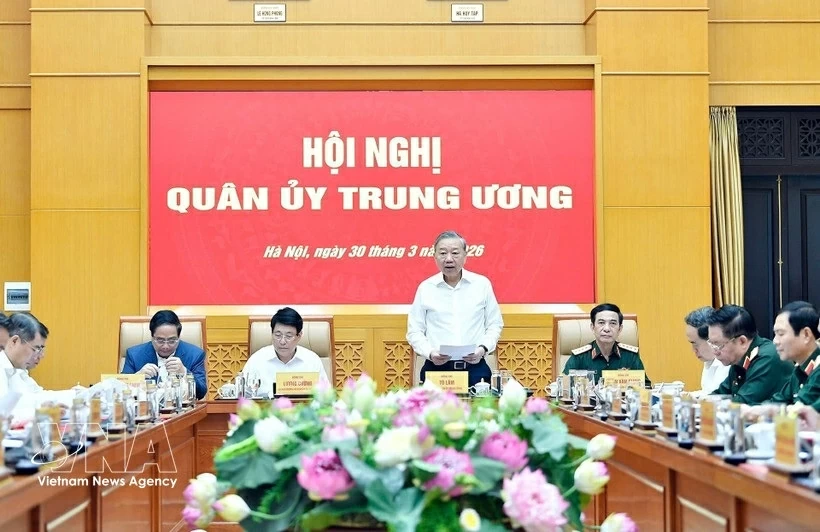 General Secretary To Lam chairs Central Military Commissions meeting in Hanoi