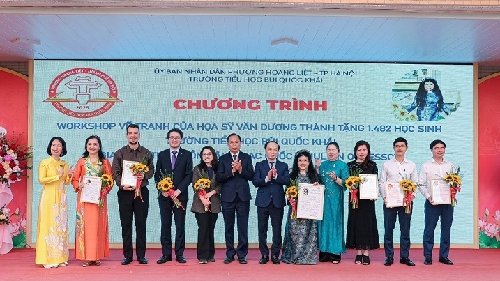 Art inspires students at Bui Quoc Khai Primary School