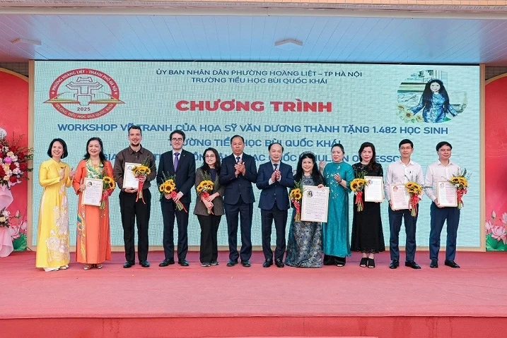 Art inspires students at Bui Quoc Khai Primary School