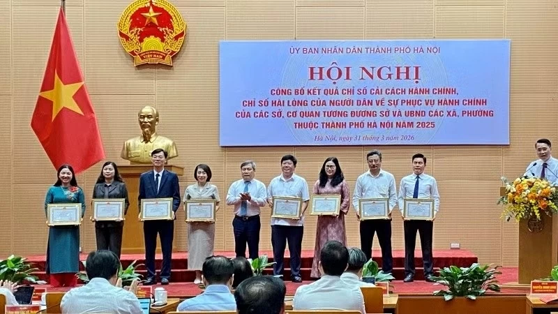 Hanoi announces Administrative Reform Index 2025 Hanoi announces Administrative Reform Index 2025