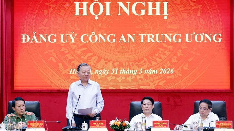 General Secretary To Lam attends Central Public Security Party Committee meeting in Hanoi