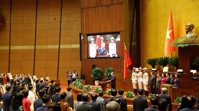 16th National Assembly's first session: Politburo Member Le Minh Hung elected Prime Minister for 2026–2031 term