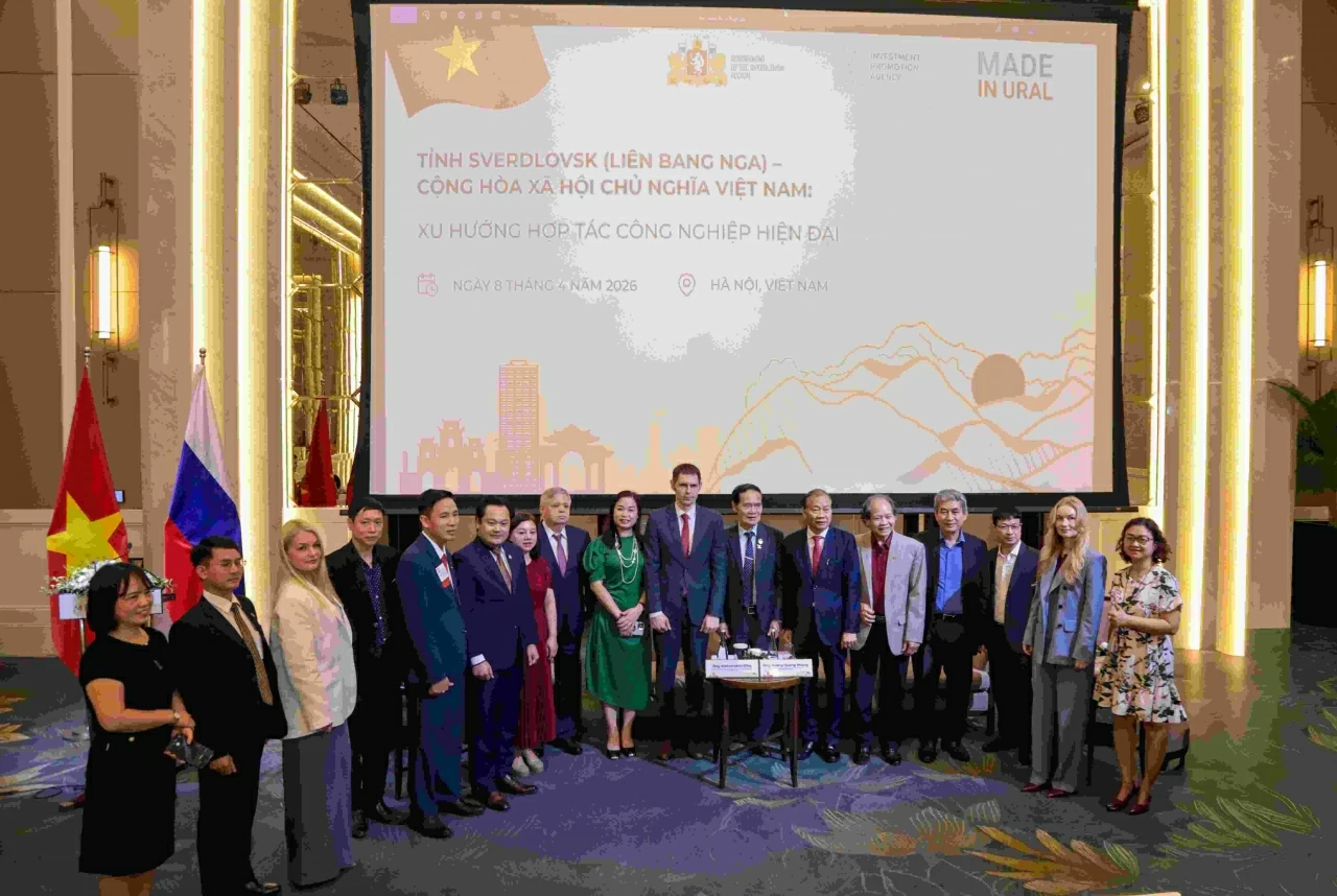 Business forum: Potential for industrial cooperation between Russia's Sverdlovsk Oblast and Vietnam