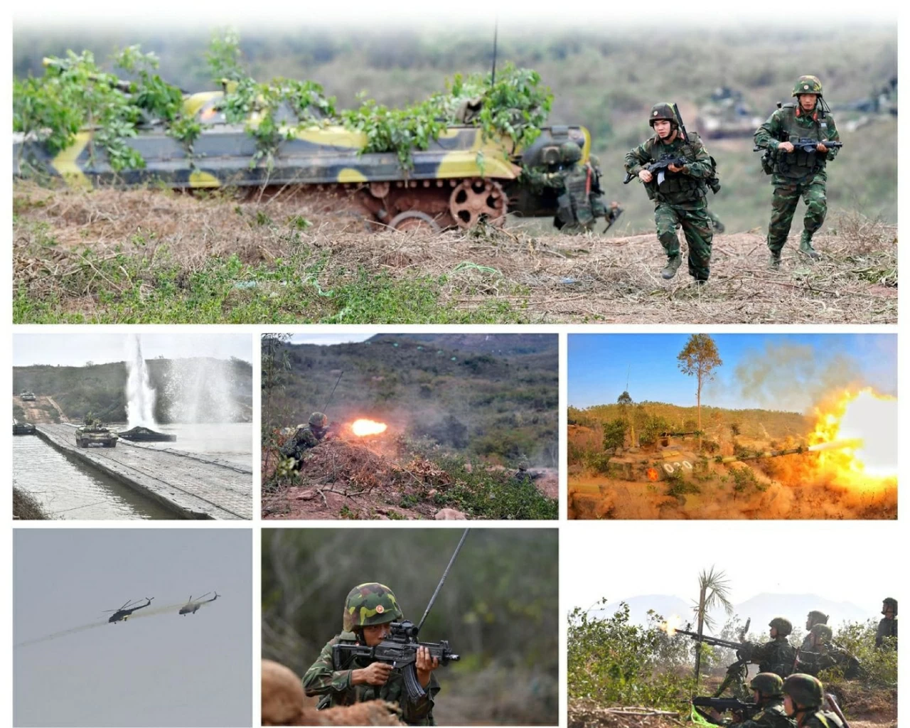 Quân đội phải tiếp tục là lực lượng đi đầu trong hành động, gương mẫu trong kỷ luật, nói đi đôi với làm, làm đến đâu chắc đến đó, “quyết tâm gấp mười lần, hành động gấp trăm lần”, góp phần cùng toàn Đảng, toàn dân thực hiện thắng lợi Nghị quyết Đại hội XIV của Đảng, xây dựng và bảo vệ vững chắc Tổ quốc Việt Nam xã hội chủ nghĩa trong kỷ nguyên phát triển mới. (Nguồn: Báo QDND) Quân đội phải tiếp tục là lực lượng đi đầu trong hành động, gương mẫu trong kỷ luật, nói đi đôi với làm, làm đến đâu chắc đến đó, “quyết tâm gấp mười lần, hành động gấp trăm lần”, góp phần cùng toàn Đảng, toàn dân thực hiện thắng lợi Nghị quyết Đại hội XI