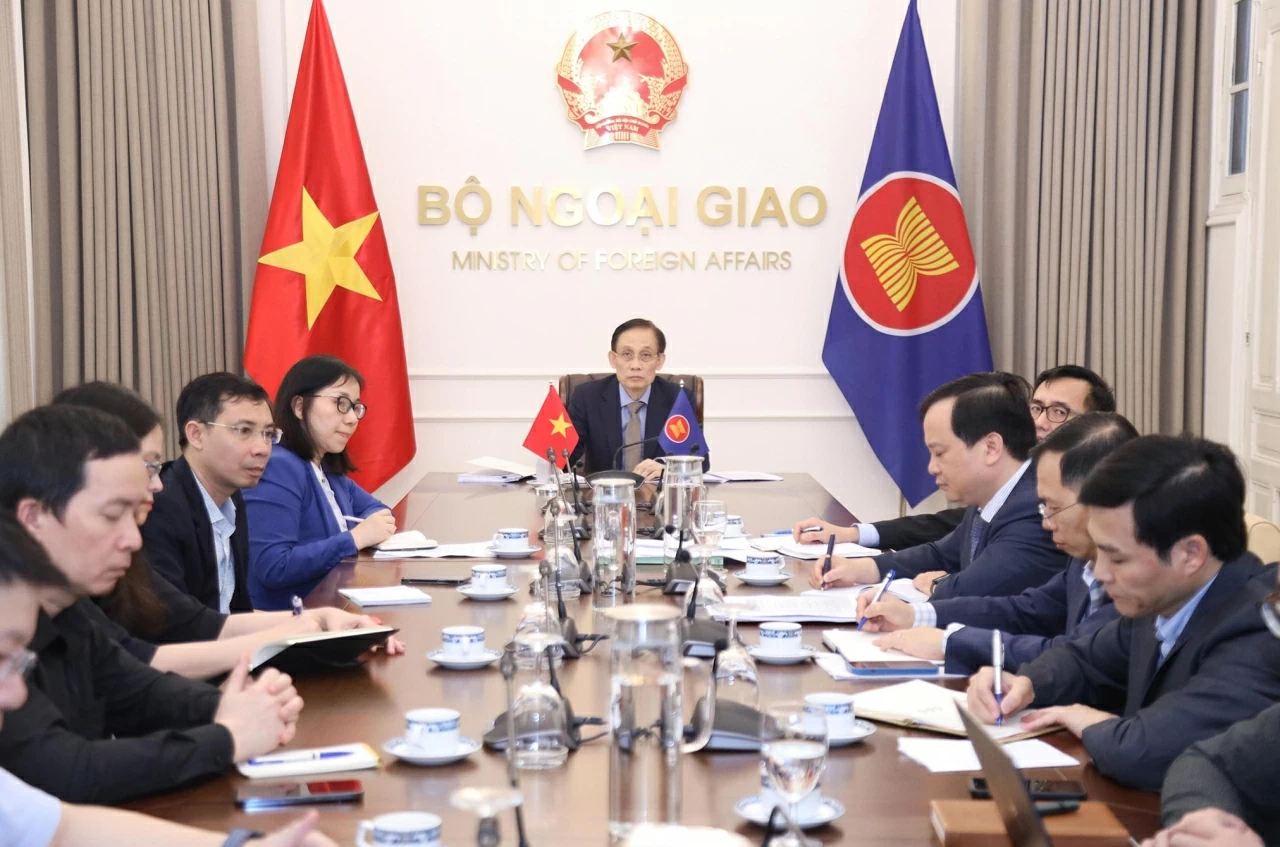 Second Special ASEAN Foreign Ministers’ Meeting on the Middle East convened online Second Special ASEAN Foreign Ministers’ Meeting on the Middle East convened online