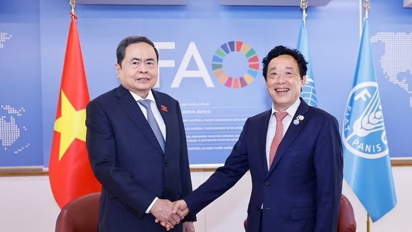 National Assembly Chairman Tran Thanh Man receives FAO Director-General