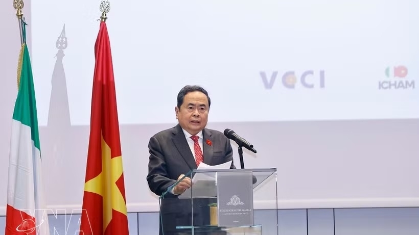 NA Chairman Tran Thanh Man attends policy dialogue on enhancing Vietnam–Italy cooperation