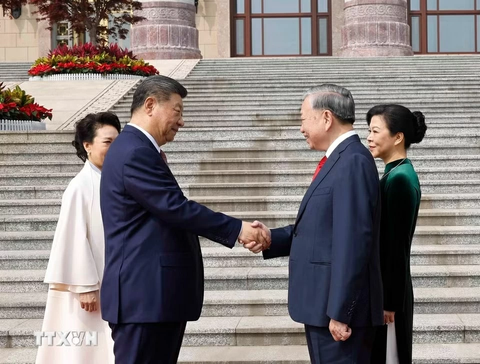 Welcome ceremony held for Party General Secretary, President To Lam in Beijing