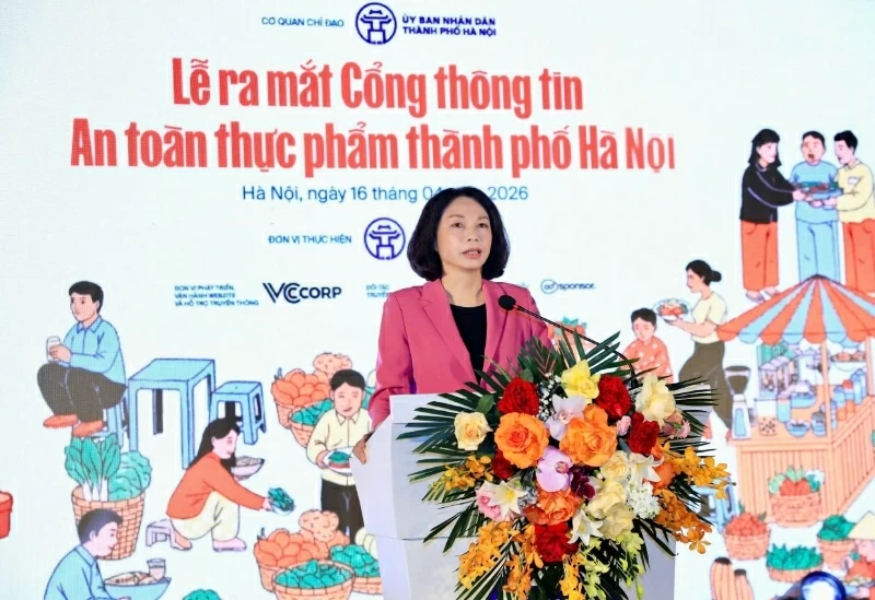Hanoi city launches food safety information portal: Establishing an official hub, increasing transparency, and enhancing interaction