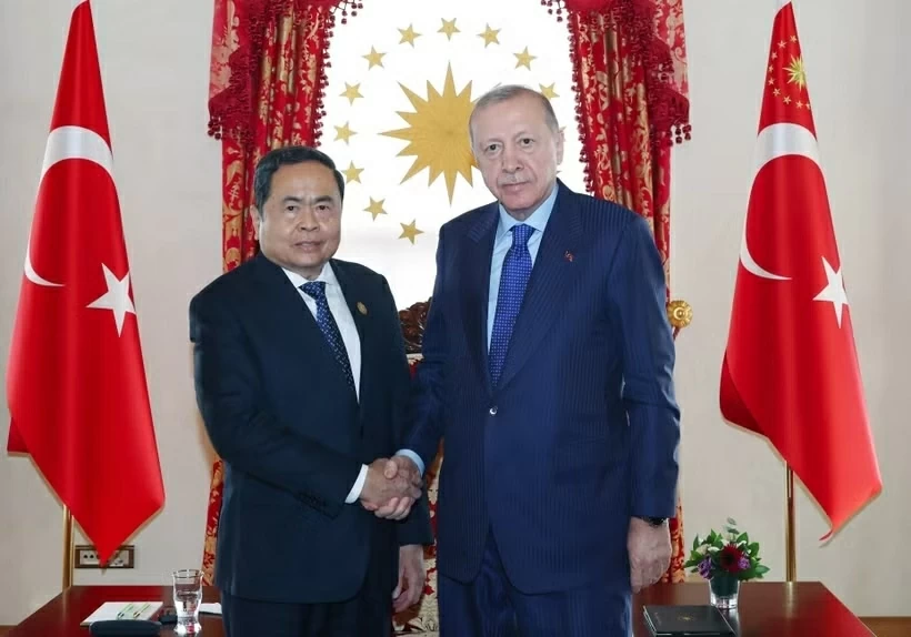 NA Chairman Tran Thanh Man meets Turkish President Recep Tayyip Erdogan