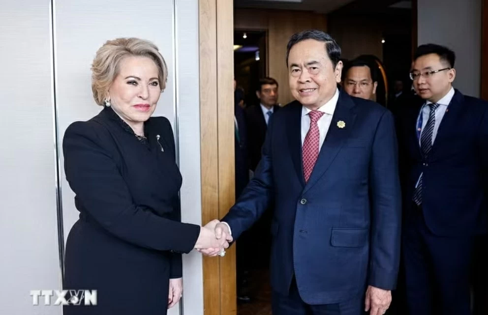 NA Chairman Tran Thanh Man meets with Speaker of Russia’s Federation Council in Istanbul