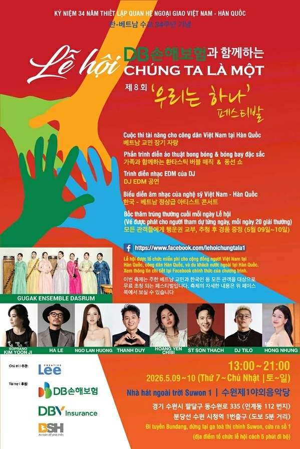 Various cultural and artistic activities focused on community at the 8th 'Chung ta la mot – We are together' Festival