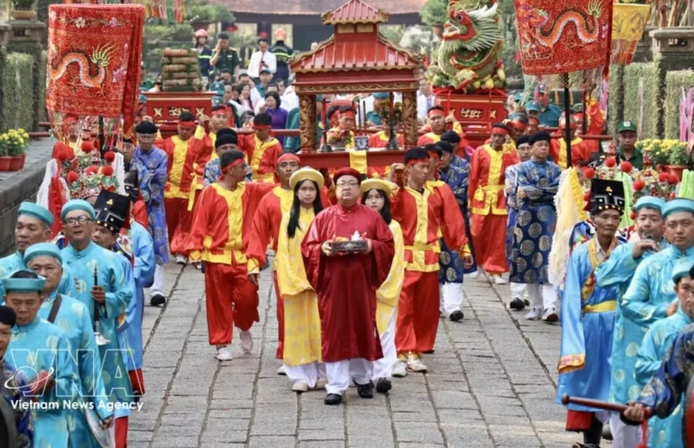 A tribute to Hung Kings in Ho Chi Minh City (Photo: VNA)