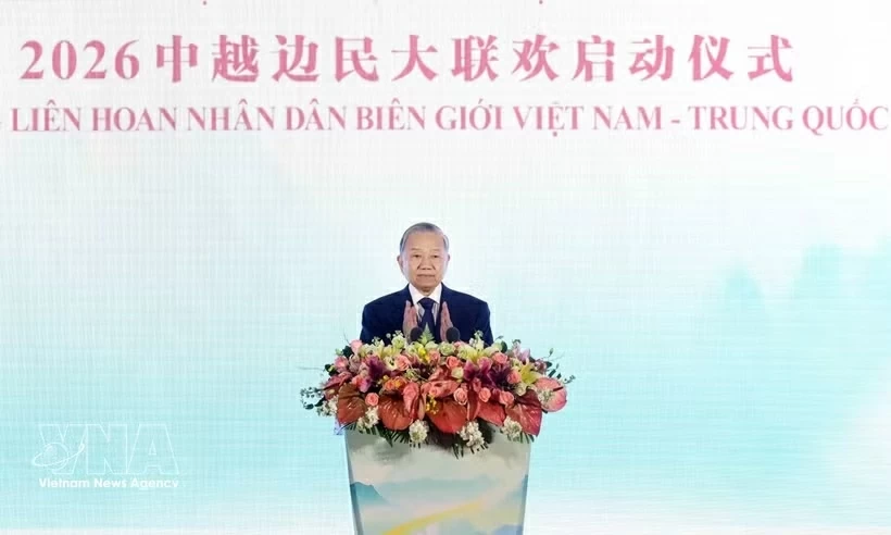 General Secretary, President To Lam attends launch of Vietnam–China Border People’s Festival 2026