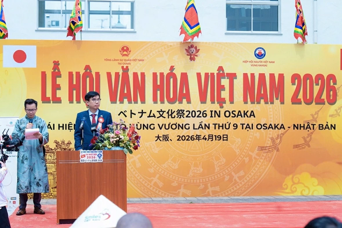 Vietnamese Cultural Festival in Japan's Osaka recreates heartfelt Hung Kings Commemoration