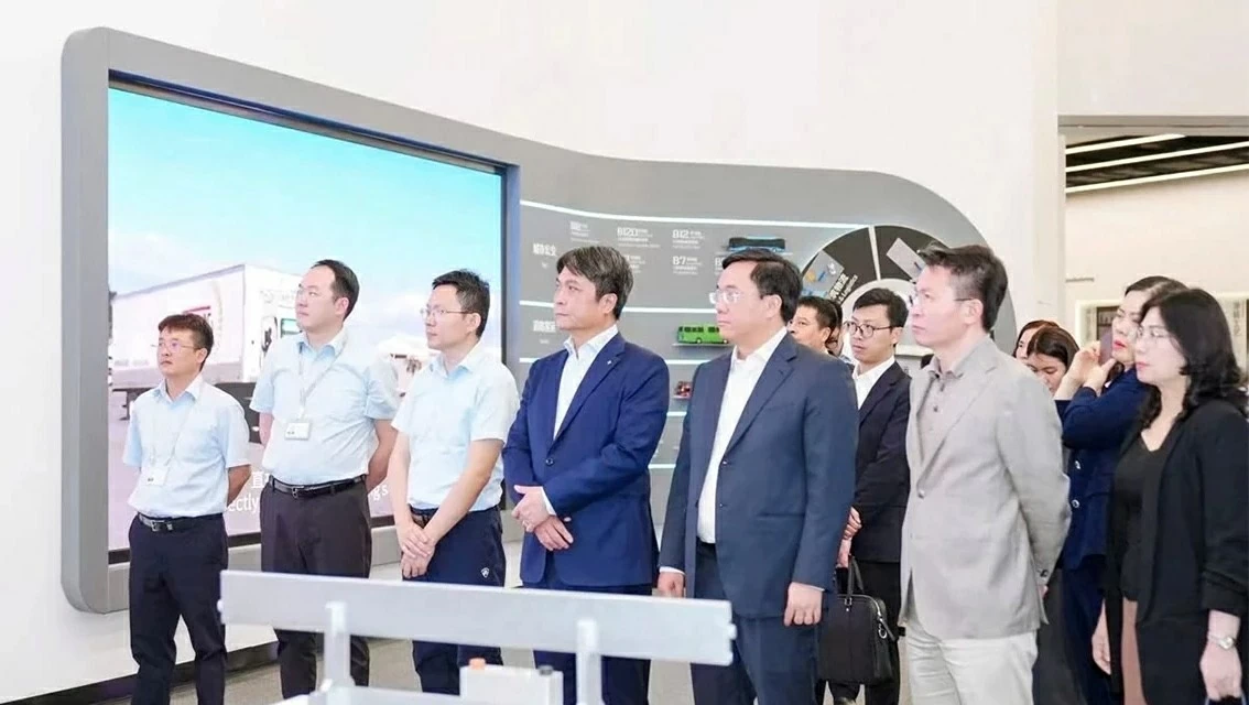 Phu Tho province investment promotion delegation works with BYD Group on cooperation in electric vehicles and new energy