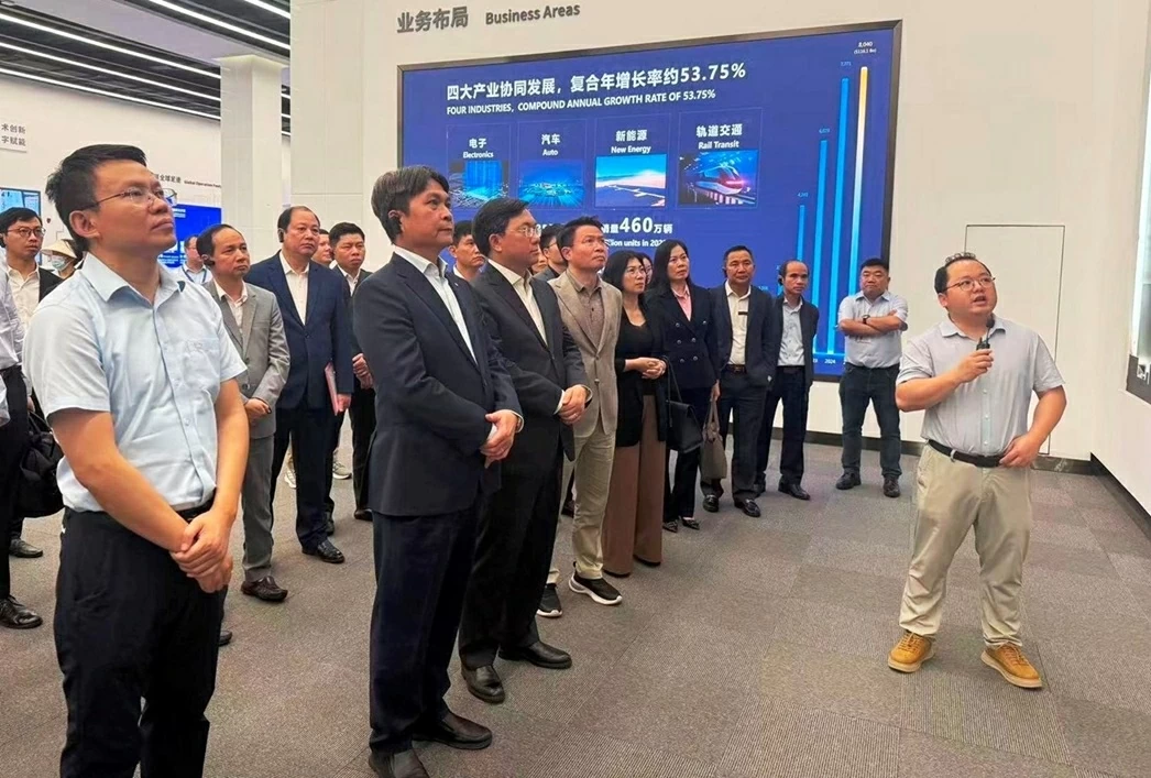 Phu Tho province investment promotion delegation works with BYD Group on cooperation in electric vehicles and new energy