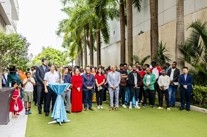 The second Friendship Football Tournament and April 30th celebration in Mozambique The second Friendship Football Tournament and April 30th celebration in Mozambique