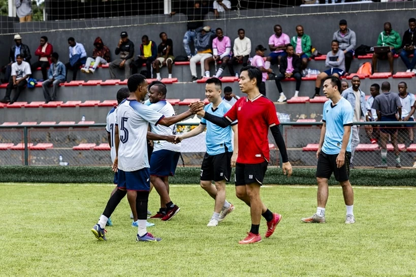 The second Friendship Football Tournament and April 30th celebration in Mozambique