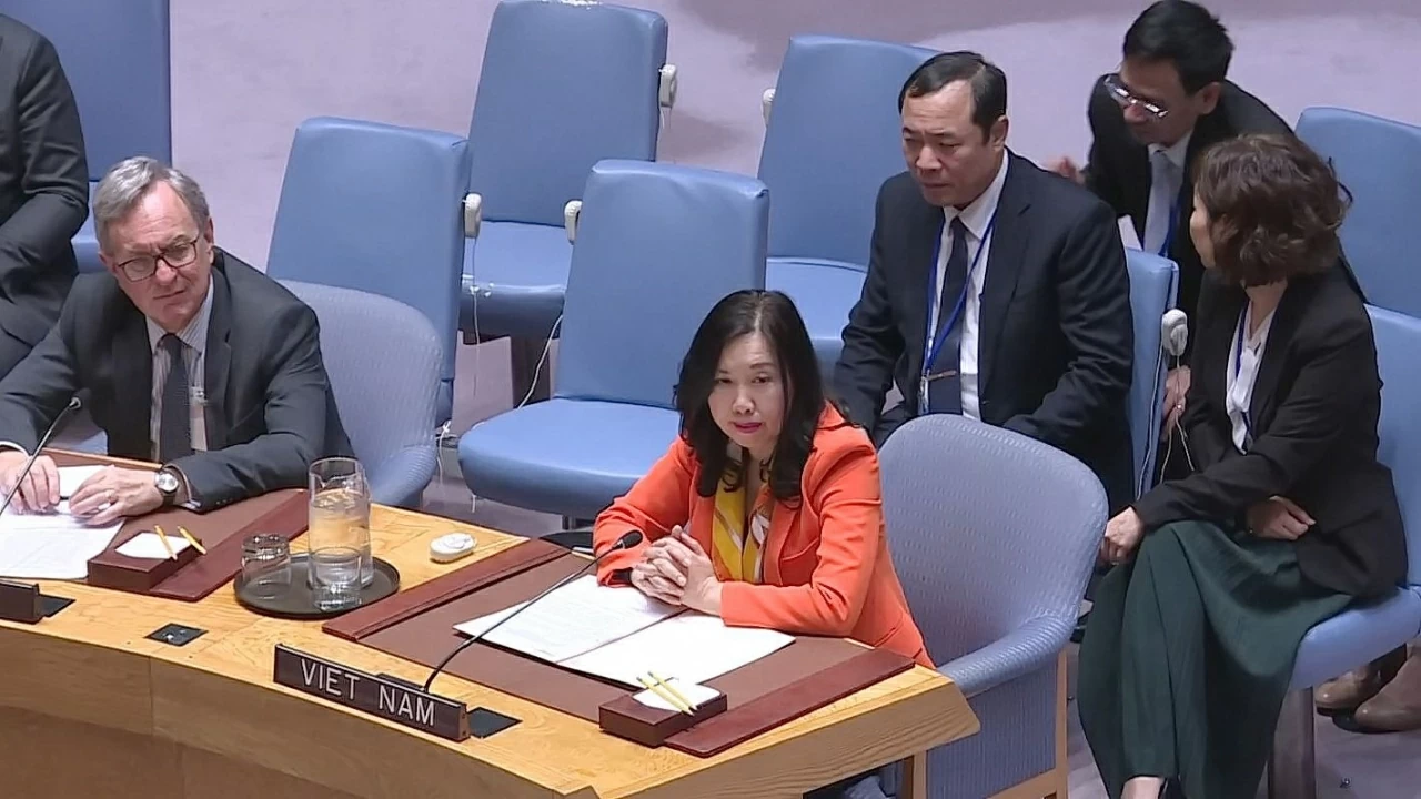 Vietnam emphasizes the role of UNCLOS 1982 in ensuring global maritime security: Deputy FM Le Thi Thu Hang Vietnam emphasizes the role of UNCLOS 1982 in ensuring global maritime security: Deputy FM Le Thi Thu Hang