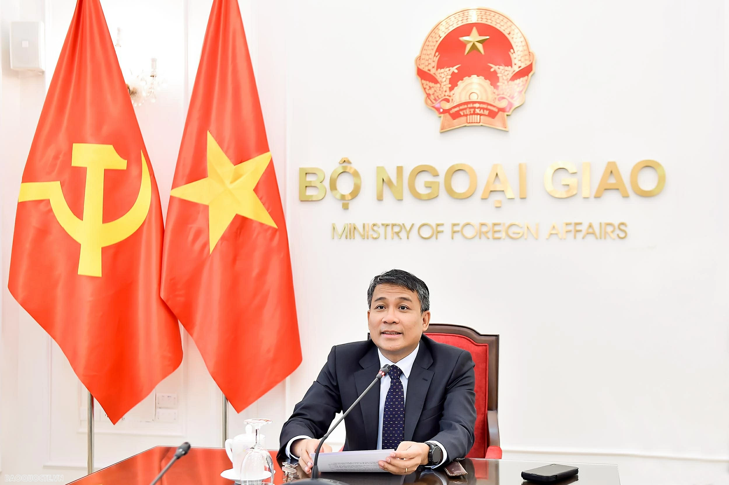 Strengthening cooperation between Communist Party of Vietnam and Belarusian White Russia Party: Permanent Deputy FM Nguyen Minh Vu