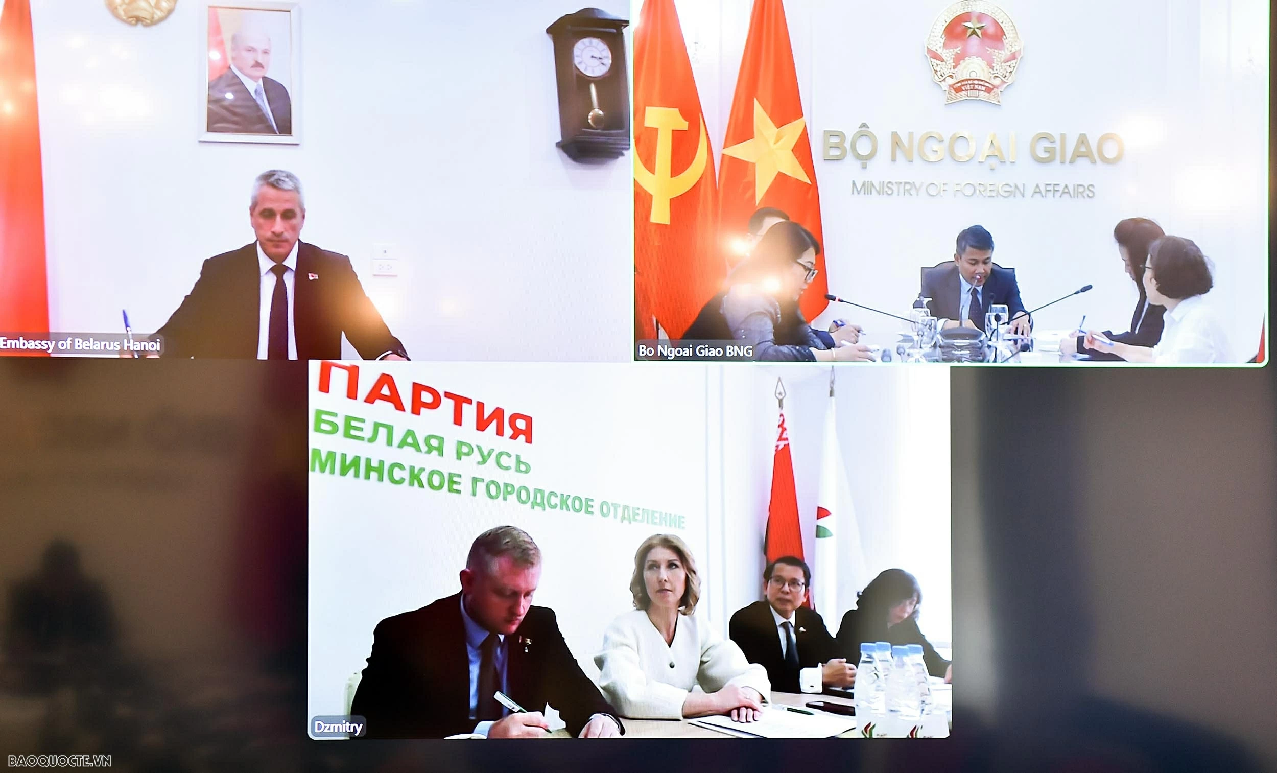 Strengthening cooperation between Communist Party of Vietnam and Belarusian White Russia Party: Permanent Deputy FM Nguyen Minh Vu
