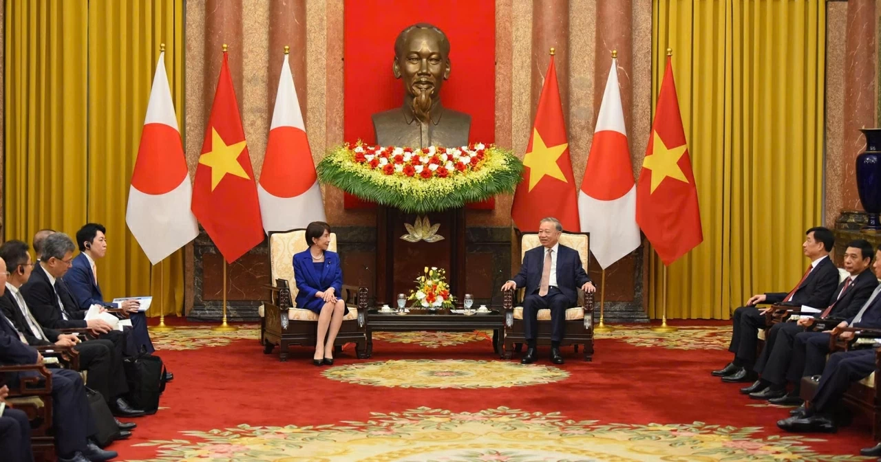 General Secretary, President To Lam welcomes Japanese Prime Minister Takaichi Sanae