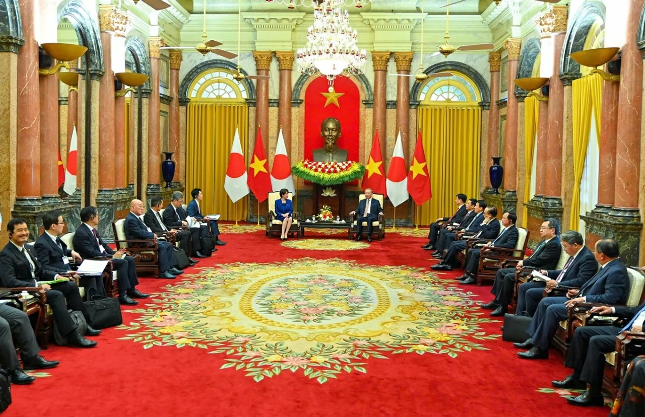 General Secretary, President To Lam welcomes Japanese Prime Minister Takaichi Sanae