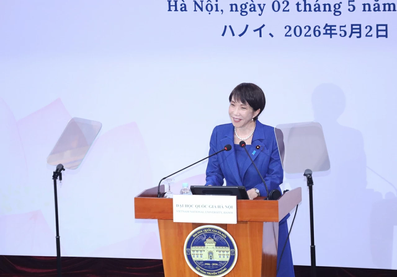 PM Takaichi Sanae’s keynote speech at VNU: Vietnam–Japan expand cooperation in technology and human resource training