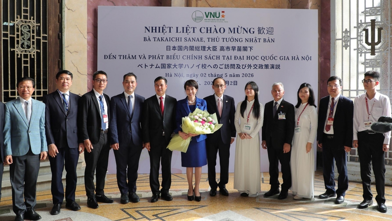 PM Takaichi Sanae’s keynote speech at VNU: Vietnam–Japan expand cooperation in technology and human resource training