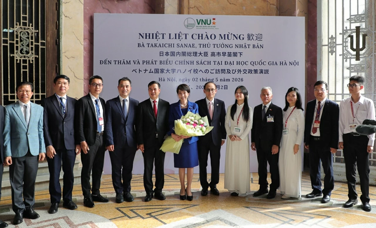 PM Takaichi Sanae’s keynote speech at VNU: Vietnam–Japan expand cooperation in technology and human resource training