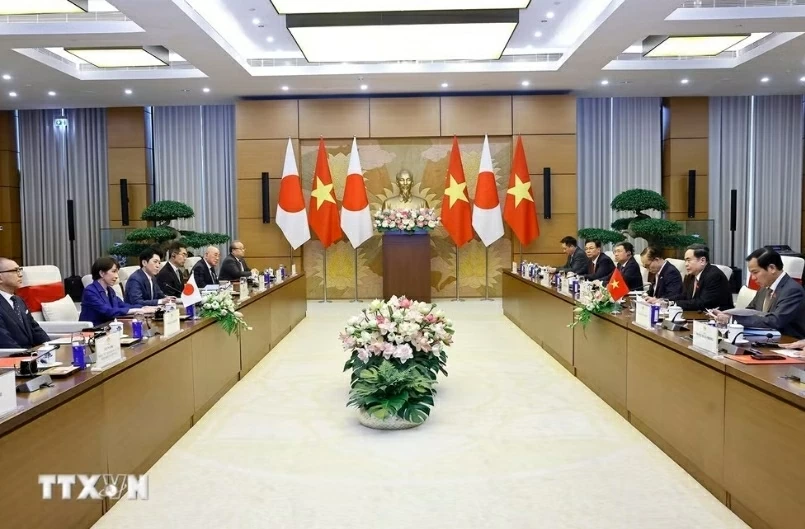 NA Chairman Tran Thanh Man meets with Japanese Prime Minister Takaichi Sanae
